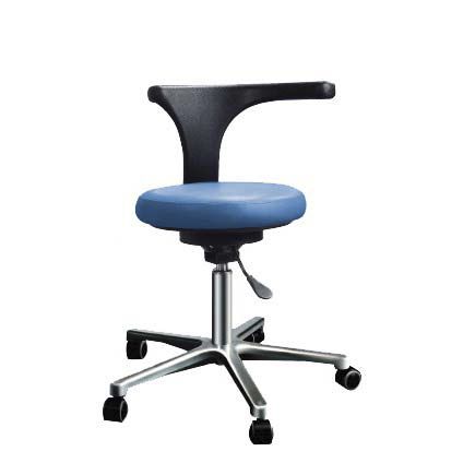 Dental stool - TK-D3620 - TENKO MEDICAL SYSTEM CORP - with backrest / on casters