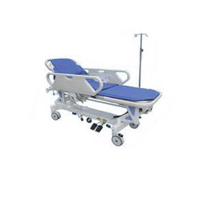 Transport stretcher trolley - TK-T205D - TENKO MEDICAL SYSTEM CORP - electric / 2-section