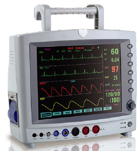 Portable patient monitor - TK-9400 - TENKO MEDICAL SYSTEM CORP - compact / ECG / RESP