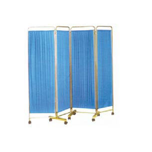 Hospital screen on casters - TK-1852 - TENKO MEDICAL SYSTEM CORP - 4-panel