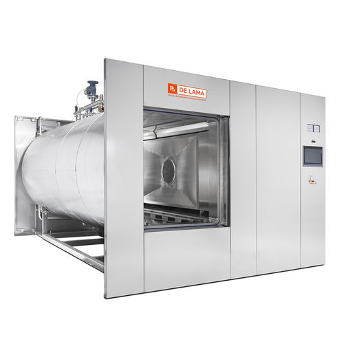 Autoclave for the pharmaceutical industry - DLTI/A - De Lama - saturated steam / horizontal / floor-standing