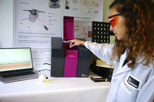 Dynamic light scattering nanoparticle size analyzer - THETIS - CORDOUAN Technologies