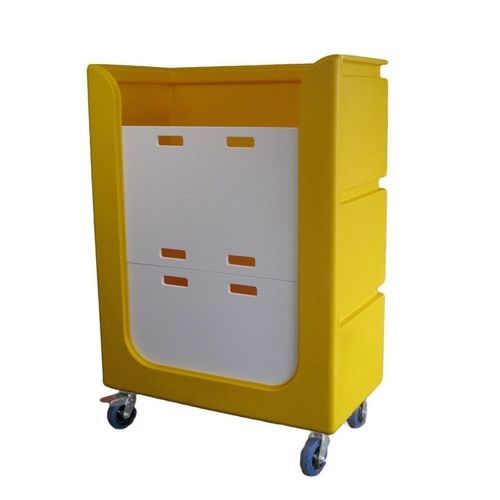 Medical trolley - TLET1 - Rotoplas - transport / 3-shelf