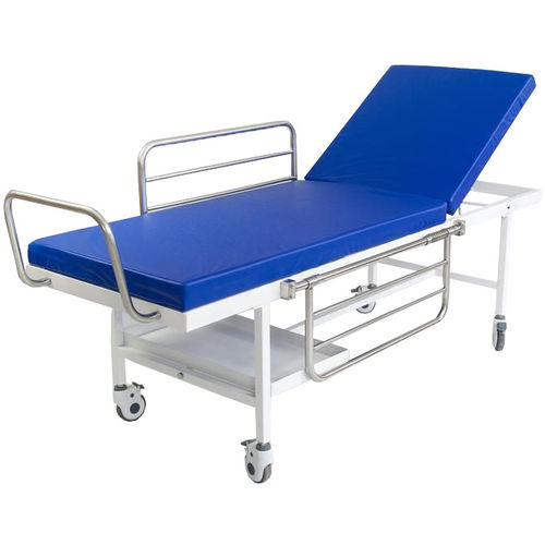 Transport stretcher trolley - MOBIL  - Egerton - hydraulic / with adjustable backrest / 2 sections
