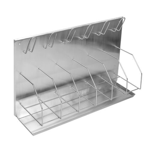 Stainless steel bedpan support - JT010 - Juvo Solutions - wall-mounted