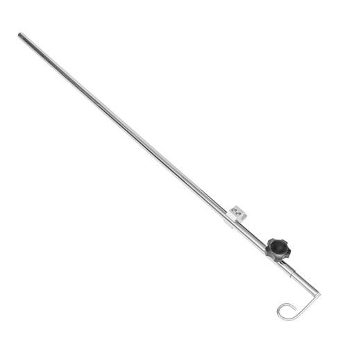 Rail-mounted IV pole - JH301 - Juvo Solutions - 1-hook