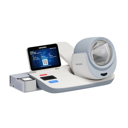 Automatic blood pressure monitor - DBP-01HP Kiosk - Hingmed Medical - desk / with USB port