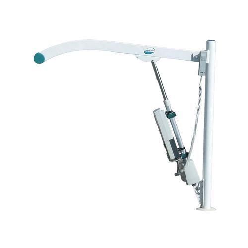 Battery-operated pool lift - Aqualev - AQUA-INOV - electric / portable / floor-mounted