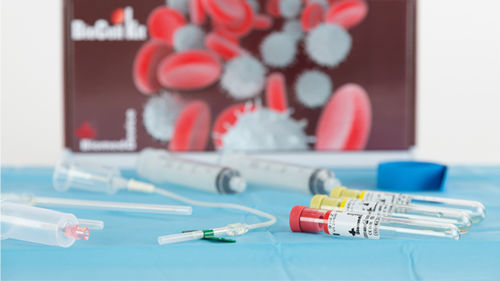 Blood sampling kit - PPK 3 - Biomed Device s.r.l. - for the extraction of PRP / with tube holder set