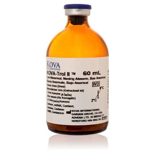 Microalbumin reagent - KOVA-Trol® - Kova International, Inc. - quality control / for urinalysis / lyophilized
