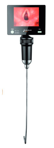 Video laryngoscope with integrated video monitor - A10H - Medcomflow