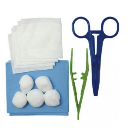 Dressing medical kit - Medicale Gaze - protection / with glove / with cleansing towel