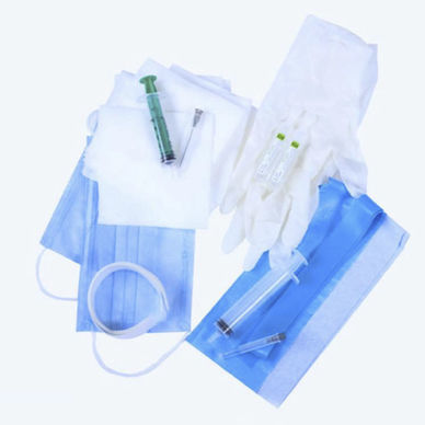 Dialysis medical kit - Medicale Gaze - with glove / with safety mask / patient