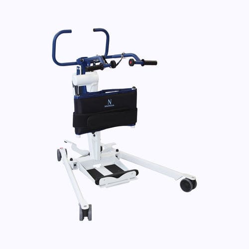 Electric patient lift - WAYUP 5 - Nausicaa Medical - manual / on casters / lifting