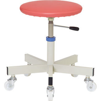 Healthcare facility stool - RG-233 - OG Wellness Technologies - height-adjustable / on casters