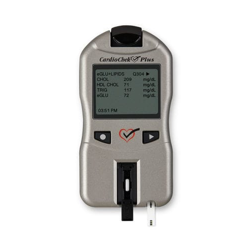 Cholesterol blood glucose meter - CardioChek® Plus - PTS Diagnostics - triglycerides / wireless