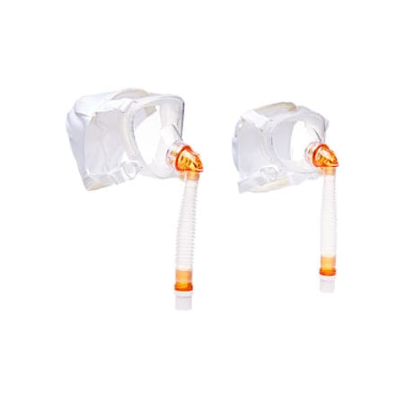 Pediatric artificial ventilation mask - BITRAC® MAXSHIELD SELECT™ - Pulmodyne - silicone / transparent / adjustable