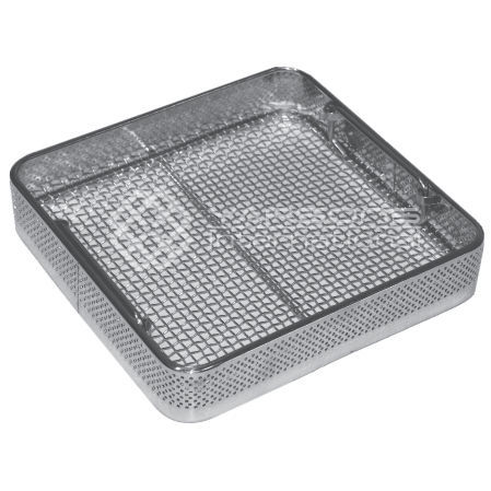 Surgical instrument sterilization tray - YRCM-4 series - Steritrays - for instruments / stainless steel / perforated