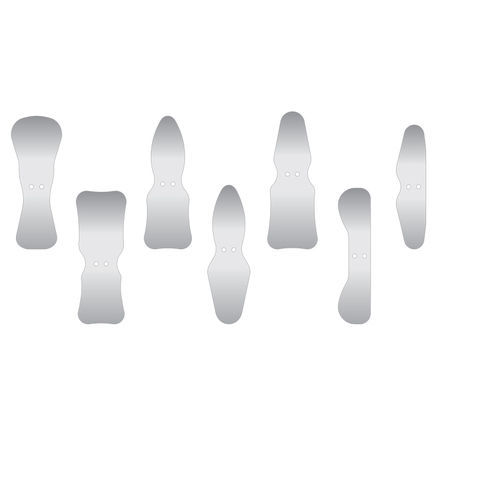 Stainless steel instrument tray - SSM series - Steritrays