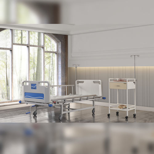 Medical bed - TM-D 4067 - Turmed - manual / fixed-height / on casters