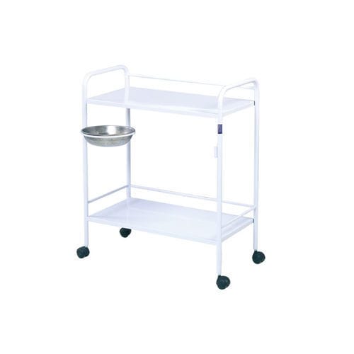 Medical trolley - TM-B 2010 - Turmed - dressing / stainless steel / with shelf
