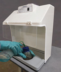 Chemical fume hood - 24115 - HEMCO - weighing / laboratory / benchtop