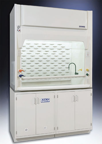 Chemical fume hood - 45621 - HEMCO - laboratory / floor-standing / with extraction system