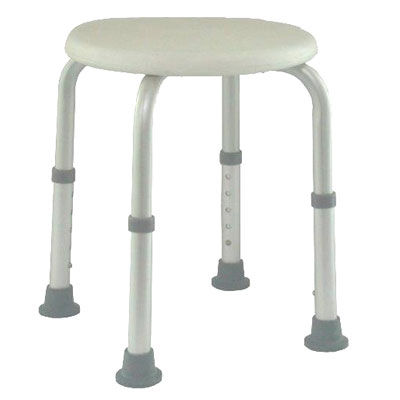 Shower stool without backrest - HMP-5011 - Home Medical Products Inc. - height-adjustable / plastic