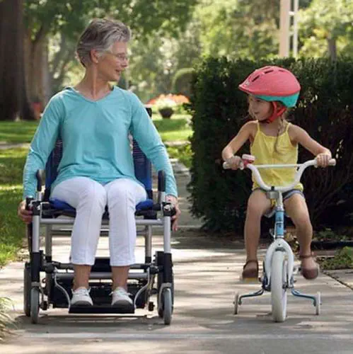 Electric wheelchair - ZR-10.1 - Zinger Chair - indoor / folding