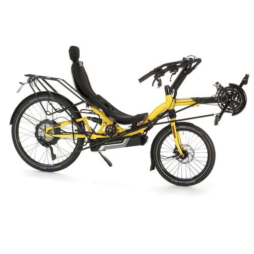 Electric Recumbent Bicycle Speedmachine S Pedelec Hp Velotechnik Adult Black Yellow 6606