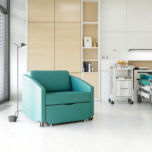 Patient room sofa-bed - SALZA SOFT - Nursen