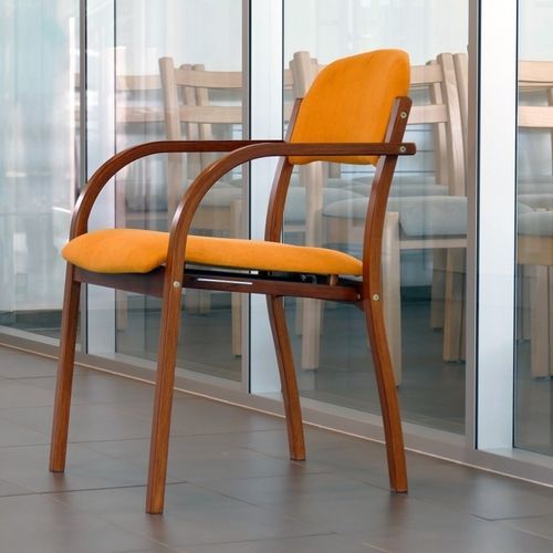 Waiting room chair - TWIST - Nursen - with armrests / stackable