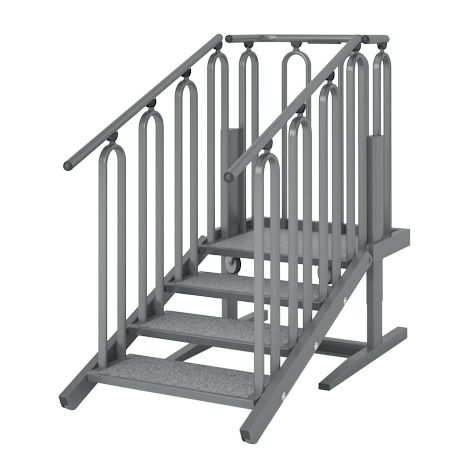 Wheelchair lifting platform - StairTrainer - Liftup A/S - floor-mounted
