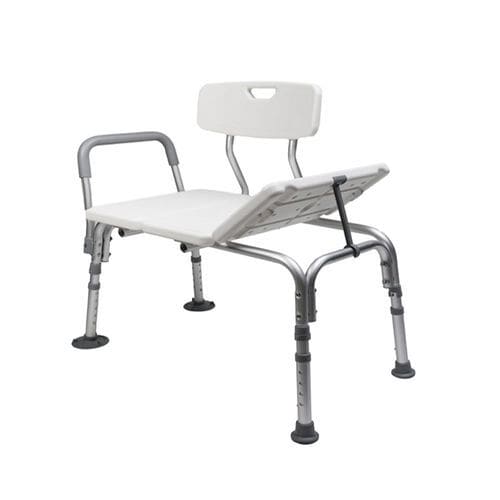 Bath seat with armrests - MHSBCS - Mobb+ Health Care - with backrest / height-adjustable