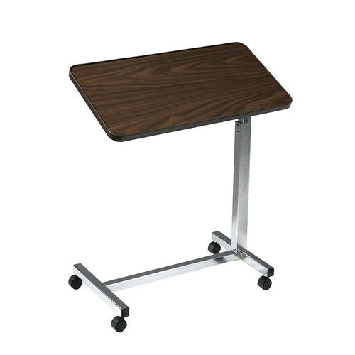 Overbed table on casters - MHFTAB - Mobb+ Health Care - height-adjustable