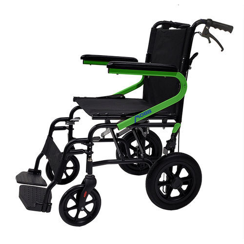 Indoor transfer chair - MHTC12BLM - Mobb+ Health Care - outdoor / with legrest / with armrests