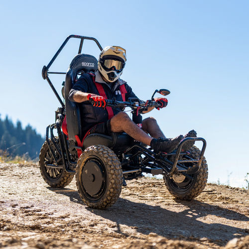 Electric wheelchair - Trialp™ - TESSIER - outdoor / hiking / steel frame