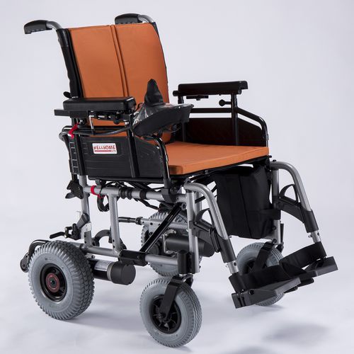 Electric transfer chair - New Eagle - Well Home Health Products - folding / with legrest