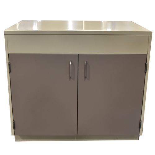 Cabinet with door - Air Master Systems Corporation - white / gray / green