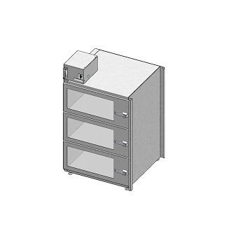 Desiccator - CAP19S-SST-3DR-SGL - Clean Air Products