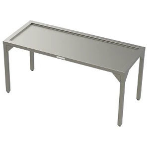 Clean room table - CAP62RT - Clean Air Products - rectangular / stainless steel