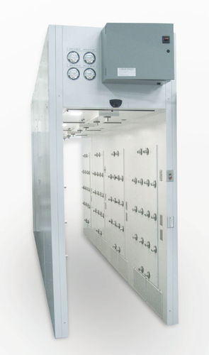 Cleanroom shower - CAP701KD-ST4 series - Clean Air Products - decontamination / air / tunnel type