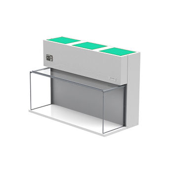 Laboratory clean bench - CAP201 - Clean Air Products - benchtop / HEPA / horizontal laminar flow