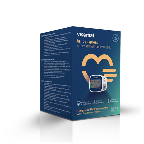 Automatic blood pressure monitor - visomat handy express - visomat - wrist / wearable / wireless