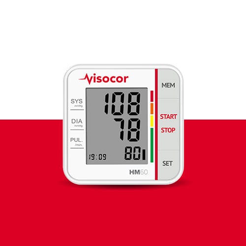 Automatic blood pressure monitor - HM60 - Visocor - wrist / wearable / wireless