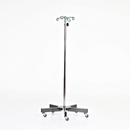 IV pole on casters MCM20 series Mid Central Medical 4hook / 2