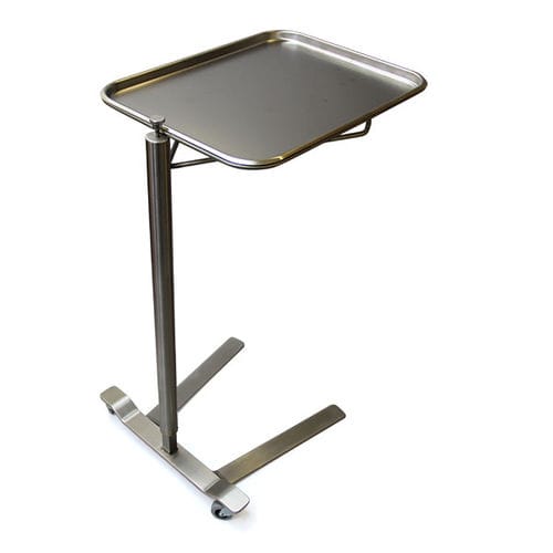 Stainless steel instrument table - MCM 76 series - Mid Central Medical
