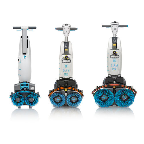 Walk-behind scrubber-dryer - i-mop - ALPES'HY - IMOP