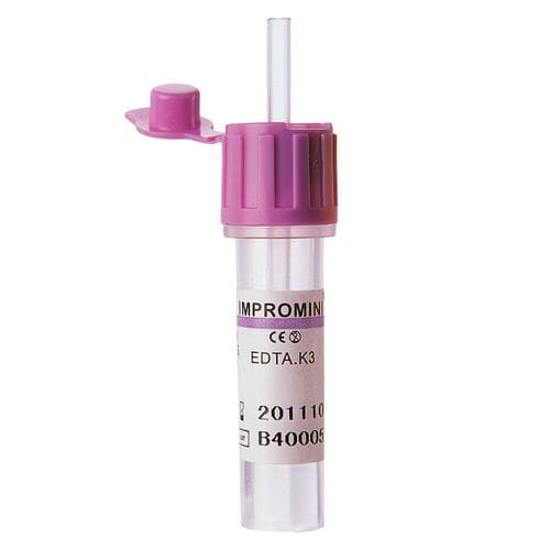 Collection tube with flat-bottom - M3 series - Improve Medical - capillary blood / for sample recovery / with clot activator