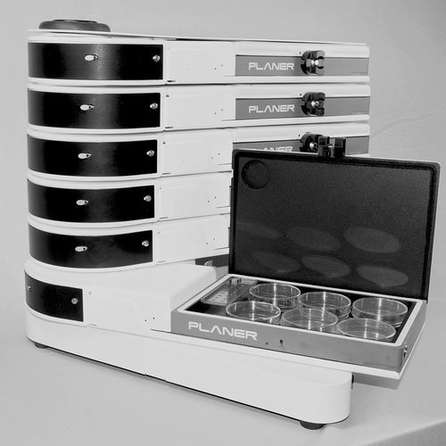 Thermoelectric laboratory incubator - CT37stax™ - Hamilton Thorne - benchtop / modular / stainless steel